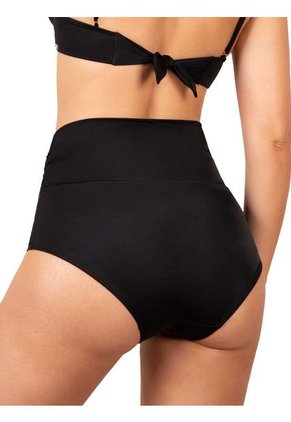 Panty De Baño Alto En Cintura Para Mujer Haby Negro