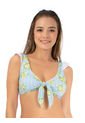 Bikini De Baño Estampado Para Mujer Azul de Haby