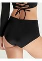 Panty De Baño Alto En Cintura Para Mujer Haby Negro de Haby