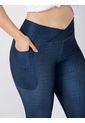 Leggins Deportivos Haby Azul de Haby
