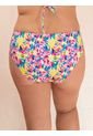 Bikini Triangular Estampado Para Mujer Fucsia de Haby