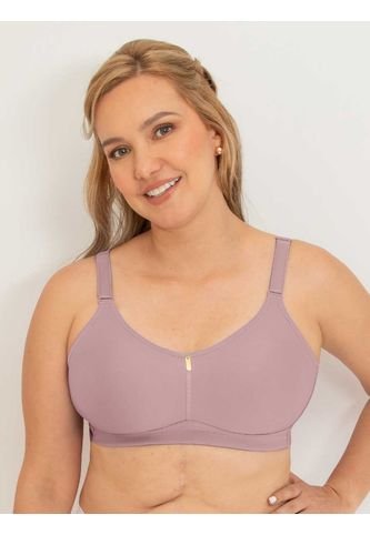 Brasier Clásico Copa Entera Haby Rosa Ceniza Haby