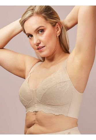 Brasier Clásico Broche Frontal Perla Haby