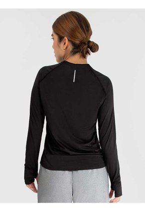 Camiseta Deportiva Manga Larga Haby Negro