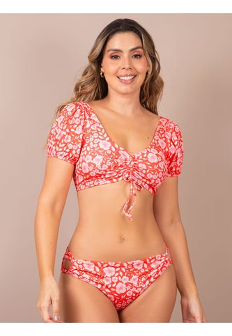 Bikini De Baño Manga Corta Para Mujer Haby