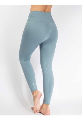 Leggins Deportivo Alto En Cintura Haby Verde Ultramar