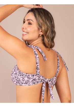 Bikini De Baño Estampado Para Mujer