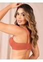 Brasier Strapless Doble Realce Haby Bronce de Haby