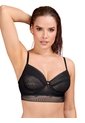 Brasier Espalda Ancha Y Encaje Color Negro Haby de Haby