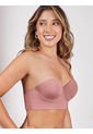 Brasier Strapless Espalda Ancha Rosa Haby de Haby