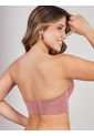 Brasier Strapless Espalda Ancha Rosa Haby de Haby