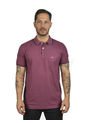 Camiseta Tipo Polo Con Bolsillo Para Hombre Lila Hamer de Hamer