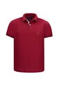 Camiseta Tipo Polo Con Bolsillo Para Hombre Vinotinto Hamer de Hamer