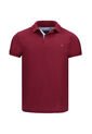 Camiseta Tipo Polo Bordada Para Hombre Vinotinto Hamer de Hamer