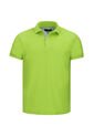 Camiseta Tipo Polo Verde Limon Para Hombre Hamer de Hamer