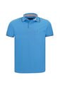 Camiseta Tipo Polo Azul Claro Hamer Bolsillo Bordado de Hamer