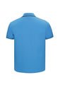 Camiseta Tipo Polo Azul Claro Hamer Bolsillo Bordado de Hamer