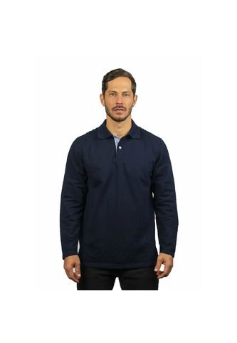 Camibuso Tipo Polo Para Hombre Azul Oscuro Hamer