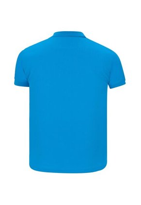 Camiseta Tipo Polo Para Hombre Hamer Azul Turquesa Tejido Suave