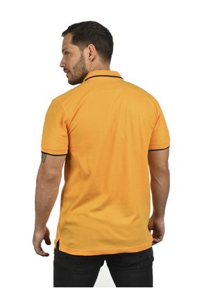 Camiseta Tipo Polo Con Bolsillo Para Hombre Naranja Hamer