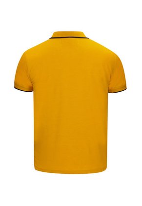Camiseta Tipo Polo Con Bolsillo Para Hombre Mostaza Hamer