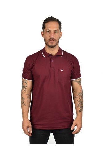 Camiseta Tipo Polo Con Bolsillo Para Hombre Uva Hamer Hamer