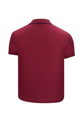 Camiseta Tipo Polo Con Bolsillo Para Hombre Vinotinto Hamer