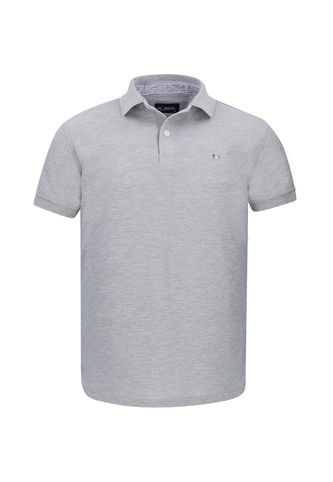 Polo Gris Claro Hamer Con Bordado Hamer