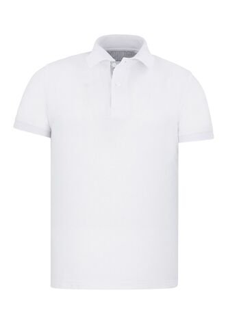 Camiseta Tipo Polo Para Hombre Blanca Hamer Hamer