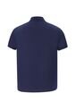 Camiseta Tipo Polo Basica Azul Oscura Para Hombre Hamer de Hamer