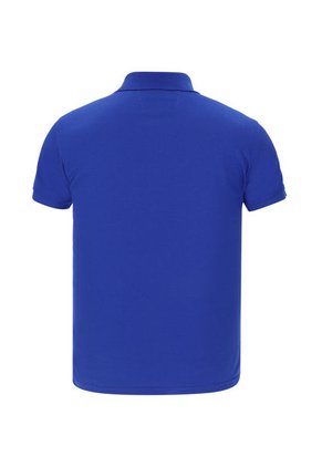 Camiseta Tipo Polo Bordada Para Hombre Azul Rey Hamer