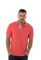 Camiseta Tipo Polo Basica Para Hombre Coral Hamer de Hamer