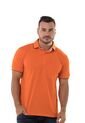 Camiseta Tipo Polo Basica Para Hombre Naranja Hamer de Hamer