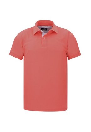 Camiseta Tipo Polo Basica Para Hombre Coral Hamer