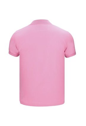 Camiseta Tipo Polo Basica Para Hombre Rosada Hamer