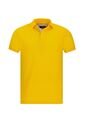 Camiseta Tipo Polo Basica Para Hombre Amarilla Hamer de Hamer