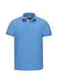 Camiseta Tipo Polo Basica Para Hombre Azul Claro Hamer de Hamer