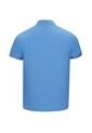 Camiseta Tipo Polo Basica Para Hombre Azul Claro Hamer de Hamer