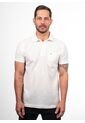 Camiseta Tipo Polo Con Bolsillo Para Hombre Marfil Hamer de Hamer