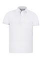 Camiseta Tipo Polo Basica Para Hombre Blanca Hamer de Hamer