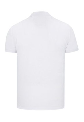 Camiseta Tipo Polo Basica Para Hombre Blanca Hamer