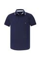 Camiseta Tipo Polo Con Bolsillo Para Hombre Azul Oscura Hamer de Hamer