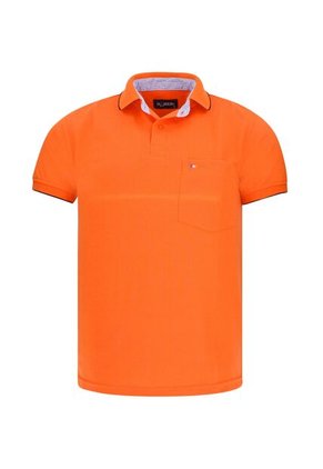 Camiseta Tipo Polo Con Bolsillo Para Hombre Naranja Hamer