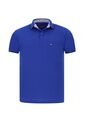 Camiseta Tipo Polo Con Bolsillo Para Hombre Azul Rey Hamer de Hamer