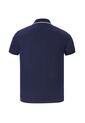 Camiseta Tipo Polo Con Bolsillo Para Hombre Azul Oscura Hamer de Hamer