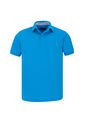 Camiseta Tipo Polo Bordada Para Hombre Turquesa Hamer de Hamer