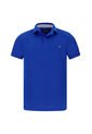 Camiseta Tipo Polo Bordada Para Hombre Azul Rey Hamer de Hamer