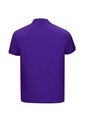 Camiseta Tipo Polo Morada Basica Para Hombre Hamer de Hamer