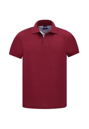 Camiseta Tipo Polo Basica Para Hombre Vinotinto Hamer