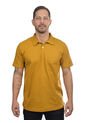 Camiseta Tipo Polo Mostaza Hamer Con Bolsillo de Hamer